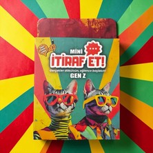 CNS Concept Itiraf Et Z Kuşağı Kart Oyunu Seyahat Boy