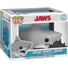 Funko Pop Deluxe Jaws Great With Shark Figür #758