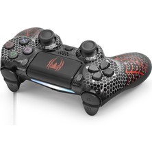 Marsilyan Gamepad Ps4 Uyumlu - Siyah Beyaz ND400V