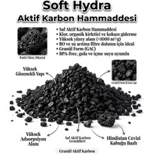 SoftHydra 1 KG Toz Aktif Karbon (PAC) - Renk, Koku ve Klor Giderici Yüksek Gözenekli Saf Hammadde - Su Arıtma, Akvaryum ve Endüstriyel Kullanım İçin Profesyonel Adsorban