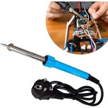 Selfbuysell 40W Plastik Saplı Elektrikli Döner Başlıklı Havya Kalemi Elektrikli Döner Başlı Lehim Kalemi (5324)