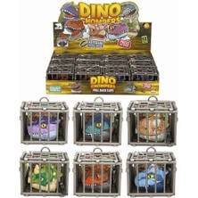 Crazoo Çek Bırak Kafesli Dinozor Araba ve Anahtarlık ARLSTRTCH-RSG3256