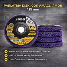Sgs Parlatma Diski Çok Amaçlı / Mor (115 Mm)