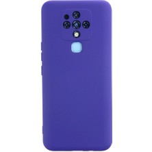 Selfbuysell Tecno Camon 16 Kılıf Nano Içi Kadife Silikon - Mor