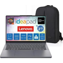 Lenovo Ideapad Slim 3 14ARP10 Amd Ryzen 7 170 16GB Ddr5 2tb SSD Radeon™ 680M 14" Wuxga IPS 300NITS Windows 11 Home Taşınabilir Bilgisayar 83K6006JTR + Snertech Çanta