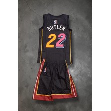Çağrı Giyim Nba Miami Heat Jimmy Butler Çocuk Basketbol Forma