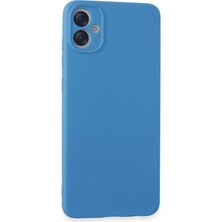 Selfbuysell Samsung Galaxy A05 Kılıf First Silikon - Mavi