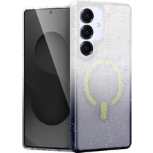 Selfbuysell Samsung Galaxy S25 Pummel Shiny Magsafe Kapak - Siyah