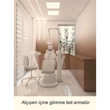 Gökyüzü Panel Gün Işığı Gömme LED Armatur, Led, Alçıpen Tavan 60X60 LED Panel, Sıva Altı 60WATT LED Panel, 4000K