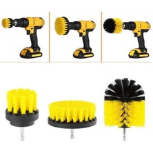 Selfbuysell Matkap Ucuna Takılan 3'lü Fırça  Temizlik Seti