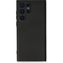 Selfbuysell Samsung Galaxy S23 Ultra Kılıf Nano Içi Kadife Silikon - Siyah