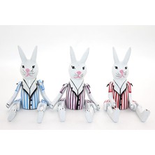 Selfbuysell Ahşap Sallanan Tavşan Figürü