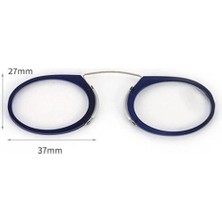 Skygo Burun Üstü Mini Sapsız 4.5x Gözlük Büyüteç - Mavi