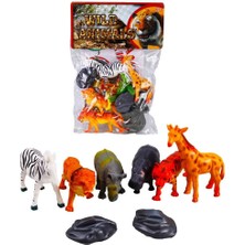 6 Lı Vahşi Hayvanlar Figür Seti ARLSTRTCH-RSG3256