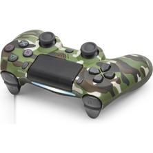 Marsilyan Gamepad Ps4 Uyumlu - Yeşil Kamuflaj ND400L