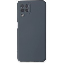 Selfbuysell Samsung Galaxy A22 Kılıf Nano Içi Kadife Silikon - Gri