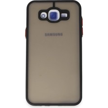 Selfbuysell Samsung Galaxy J7 Kılıf Montreal Silikon Kapak - Siyah