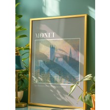 Des Vu Print Claude Monet The Houses Of Parliament Posteri,monet Temalı Çerçevesiz Poster
