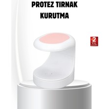 LED Mini Oje Kurutucu Taşınabilir Hızlı Kuruma 3 LED Işıklı