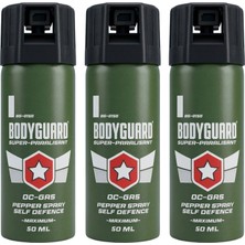 Biber Gazı Sprey 50ML Bodyguard (Göz Yaşartıcı Sprey) 3 Adet