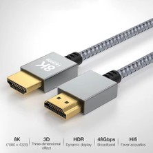 Levels  HDMI -  HDMI Kablo 1 Metre HDMI 2.1 8k 60Hz