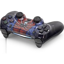 Nemere Gamepad Ps4 Uyumlu - Siyah Mavi Kırmızı ND400W