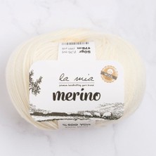 Nikaa Shop La Mia Merino Krem El Örgü Ipi - L081 - 33776