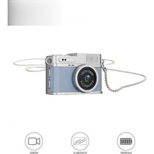 Dijital Fotoğraf Makineleri Video Kamera Mini Anahtarlık 1080P CMR35 Mavi