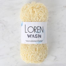 Nikaa Shop Loren Wash Açık Sarı El Örgü Ipi - R083 - 34037