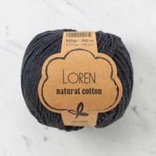 Nikaa Shop Loren Natural Cotton Füme El Örgü Ipi - R081 - 33911