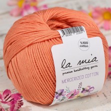 Nikaa Shop La Mia Mercerized Cotton Turuncu El Örgü Ipi - 201 - 33581