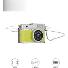 Skygo Dijital Fotoğraf Makineleri Video Kamera Mini Anahtarlık 1080P CMR35 Sarı