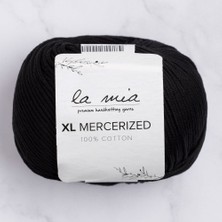 Nikaa Shop La Mia Xl Mercerized Siyah El Örgü Ipi - 1 - 33758