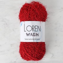Nikaa Shop Loren Wash Kırmızı El Örgü Ipi - R003 - 34027