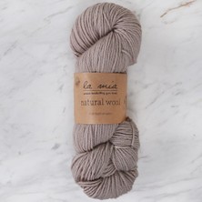 Nikaa Shop La Mia Natural Wool Bej El Örgü Ipi - H3 - 33605