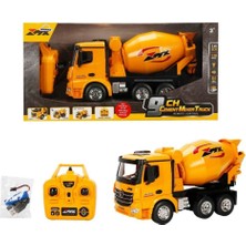 5084 Iş Makinesi 1 18 Beton Mikseri Ff 9ch 3 7V USB 2 4 Ghz Sesli Işı ARLSTRTCH-RSG3256