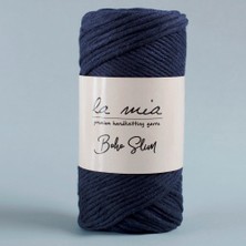 Nikaa Shop La Mia Boho Slim Lacivert El Örgü Ipi -L023 - 34202