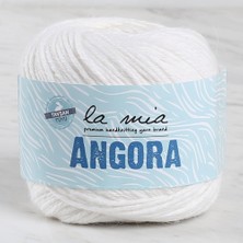 Nikaa Shop La Mia Angora 50GR Beyaz El Örgü Ipi - L001 - 33804