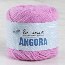 Nikaa Shop La Mia Angora 50GR Pembe El Örgü Ipi - L107 - 33800