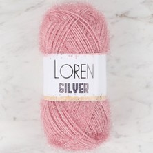 Nikaa Shop Loren Silver Pembe El Örgü Ipi - RS0038 - 34080