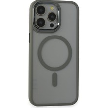 Selfbuysell Iphone 15 Pro Max Kılıf Room Magneticsafe Silikon - Gri