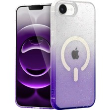 Selfbuysell Apple Iphone 16E Pummel Shiny Magsafe Kapak - Mor