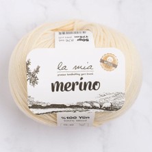 Nikaa Shop La Mia Merino Krem El Örgü Ipi - L075 - 33777