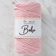 Nikaa Shop La Mia Boho Açık Pembe Büküm Makrome Ipi - L185 - 33998