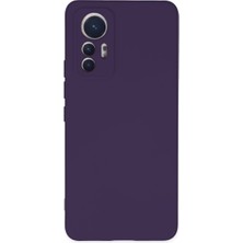 Selfbuysell Xiaomi Mi 12 Lite Kılıf Nano Içi Kadife Silikon - Mor