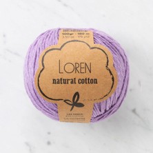 Nikaa Shop Loren Natural Cotton Lila El Örgü Ipi - R020 - 33920