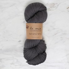 Nikaa Shop La Mia Natural Wool Antrasit El Örgü Ipi - L900 - 34397