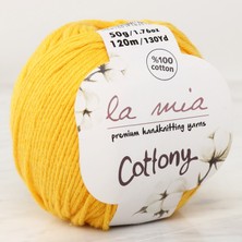 Nikaa Shop La Mia Cottony Hardal Sarı Bebek El Örgü Ipi - P18-L018 - 33559