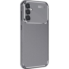 Selfbuysell Samsung Galaxy A26 Kılıf Auto Focus Karbon Kapak - Gri