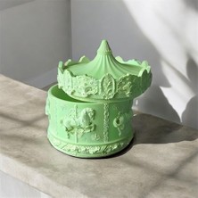 Genel Takı & Mücevher Kutusu 12X10 cm - Atlı Karınca Özel Tasarım Organizer